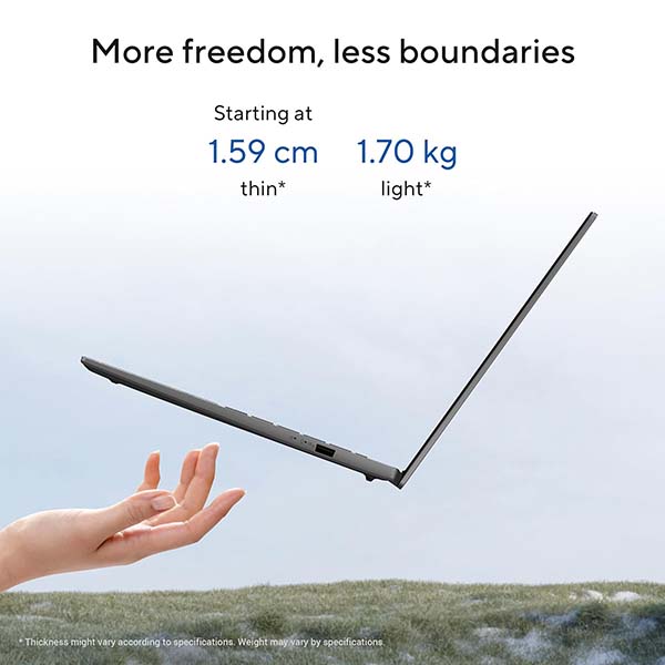 Buy Asus Vivobook S16 S3607VA-RP113WS Intel Core 5 14th Gen 16GB RAM 512GB SSD Matte Gray Laptop - Vasanth and Co