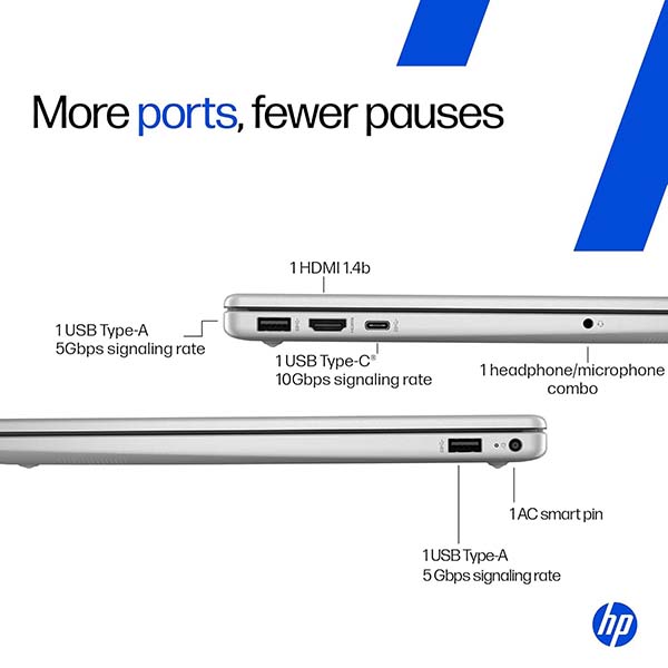 Buy HP 15-FC0805AU 15.6 Inch Ryzen 5 8GB RAM 512GB SSD Windows 11 Silver Laptop - Vasanth and Co