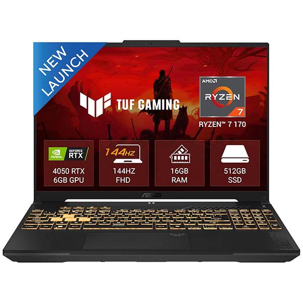 Buy Asus TUF Gaming A16 FA607NUQ-RL047WS Ryzen 7 16GB RAM 512GB SSD Gaming Laptop - Vasanth and Co