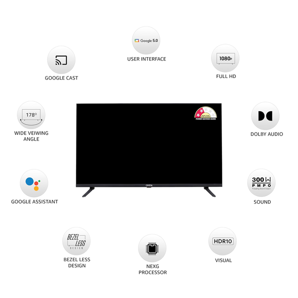 Buy Onida 40 inch 101 CM 40FGI Nexg Series Full HD Smart Google TV - Vasanth and Co