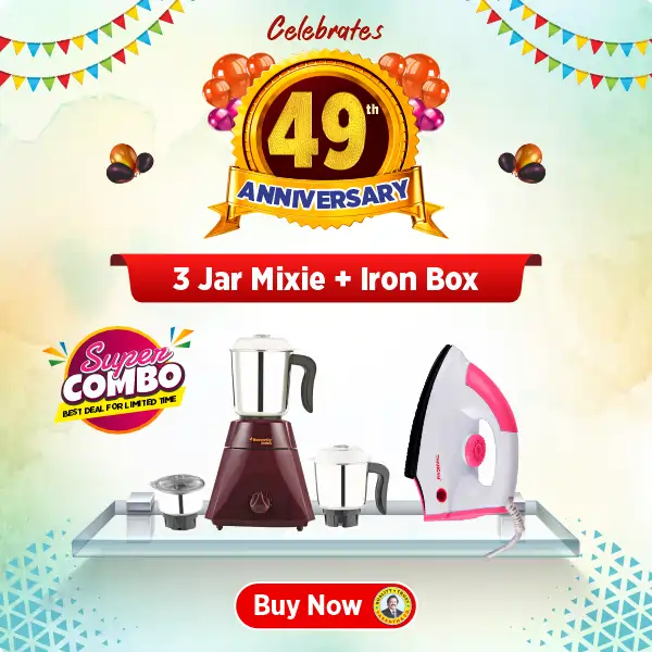 Butterfly Rhino 500W Mixer Grinder TN 3 Jar | Powerful Kitchen Appliance