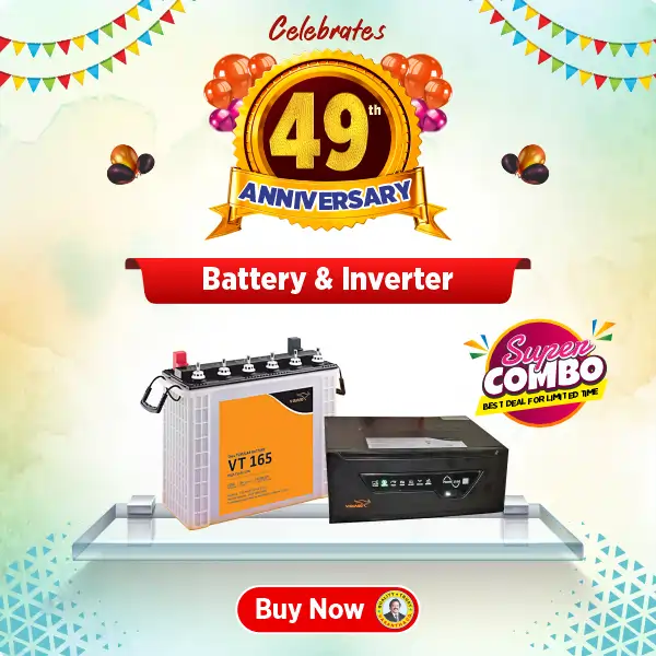 V-Guard Prime 1250 Pure Inverter | Fast Charging & Long Battery Life