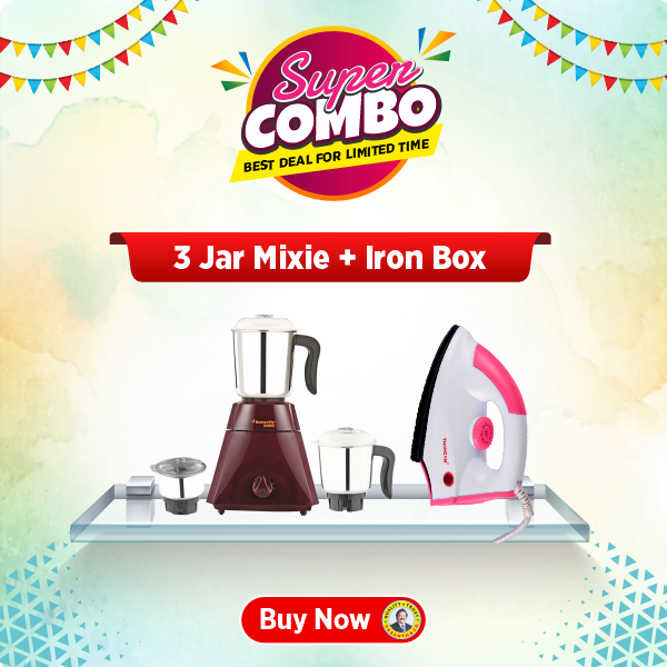 Butterfly Rhino 500W Mixer Grinder TN 3 Jar | Powerful Kitchen Appliance