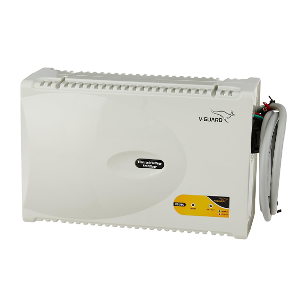 Buy V-Guard VG 500 (170V-270V) Grey Voltage Stabilizer - Vasanth & Co