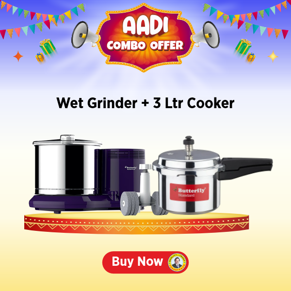 Buy Butterfly Bloom Plus Wet Grinder - Vasanth and Co