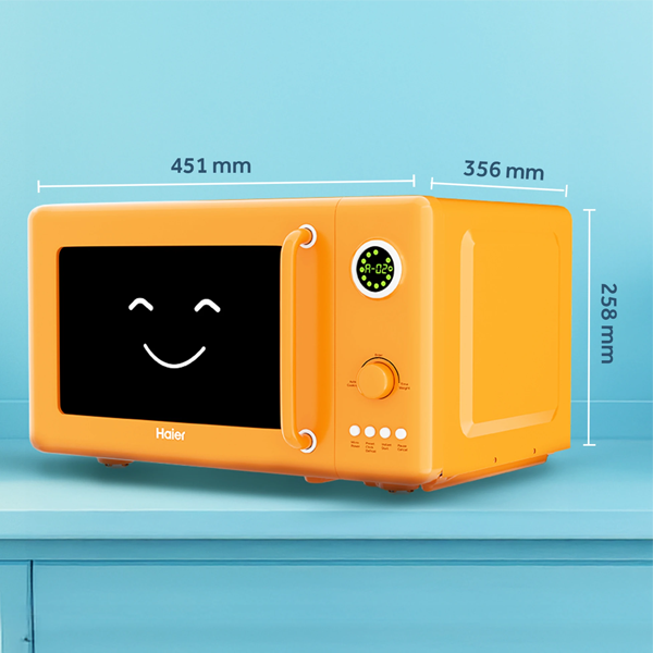 Buy Haier Vogue 20 L HIL20V1MOPD Peach Solo Microwave Oven with Auto Cook Menus - Vasanth & Co