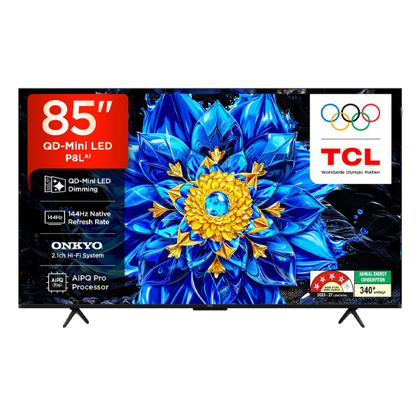 Buy TCL 85 Inch 85P8L 4K UHD Smart QLED Google TV Black - Vasanth & Co