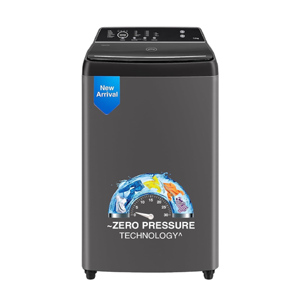 Buy Godrej 8 KG 5 Star WTEON VLVT 80 5.0 FDTN MTBK Fully Automatic Top Load Washing Machine - Vasanth & Co
