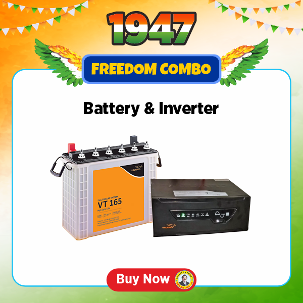 V-Guard Prime 1250 Pure Inverter | Fast Charging & Long Battery Life