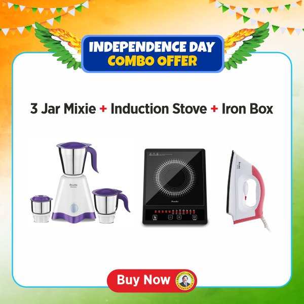Buy Preethi IC123 1600W Induction Cooktop - Vasanth & Co