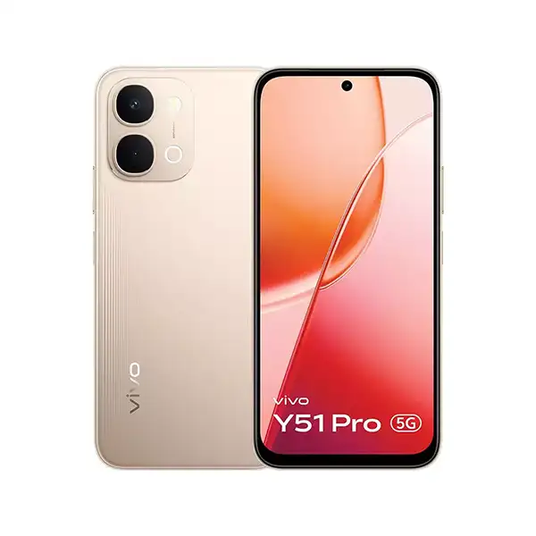 Buy Vivo Y51 Pro 8 GB RAM 128 GB 5G Golden Mist Mobile Phone - Vasanth and Co