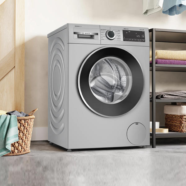 Buy Bosch 10 Kg Series 6 WGA254ISIN 1400 RPM Silver Fully Automatic Front Load Washing Machine - Vasanth and Co