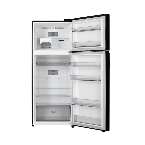 Buy LG 398 L 2 Star GLT4026SNBM Black Glass Frost Free Double Door Refrigerator - Vasanth and Co