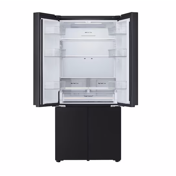 Buy LG 574L 3 Star GV-B23FFGMB Black Mirror Wifi Convertible Hygiene Fresh+ French Door Refrigerator - Vasanth and Co