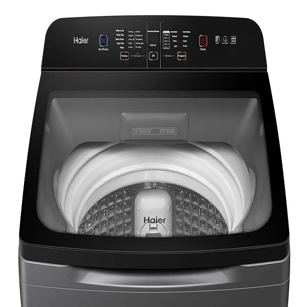 Buy Haier 9KG 5 Star HWM90-H688BK NOIDA Black Anti Scaling Fully Automatic Top Load Washing Machine - Vasanth and Co