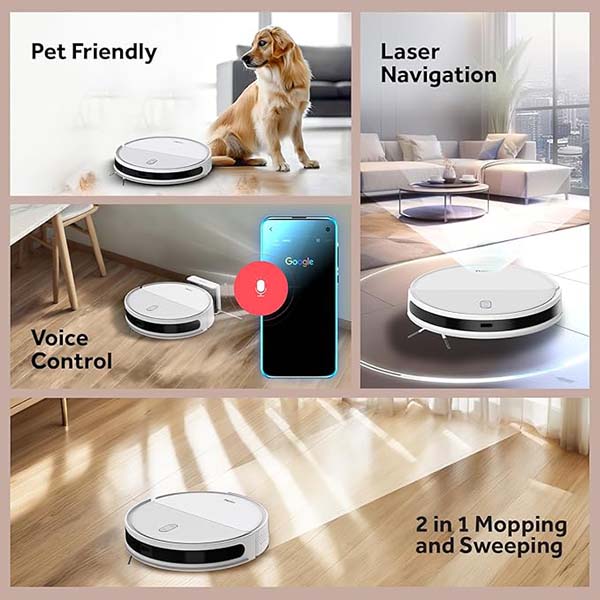 Buy Haier CIVIC X11 White Robot Vacuum Cleaner - Vasanth and Co