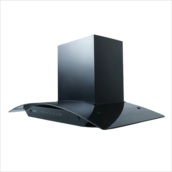 Buy Haier 60cm 1500 m3/hr HIH-G1600-IN Black Auto Clean Filterless Chimney - Vasanth and Co