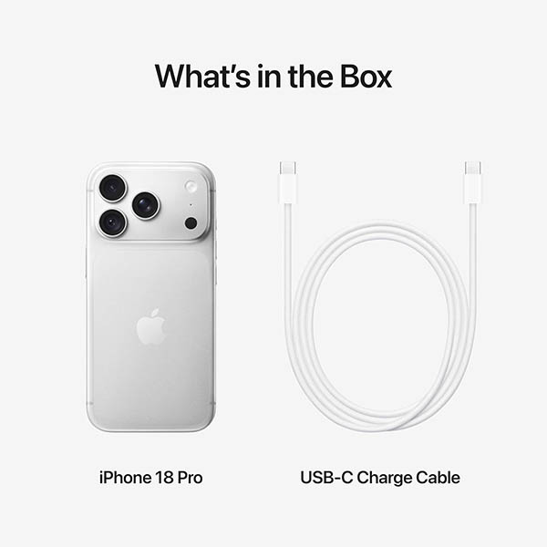 Buy Apple iPhone 18 Pro Max 512GB MJXU4HN/A Silver Mobile Phone Online - Vasanth and Co
