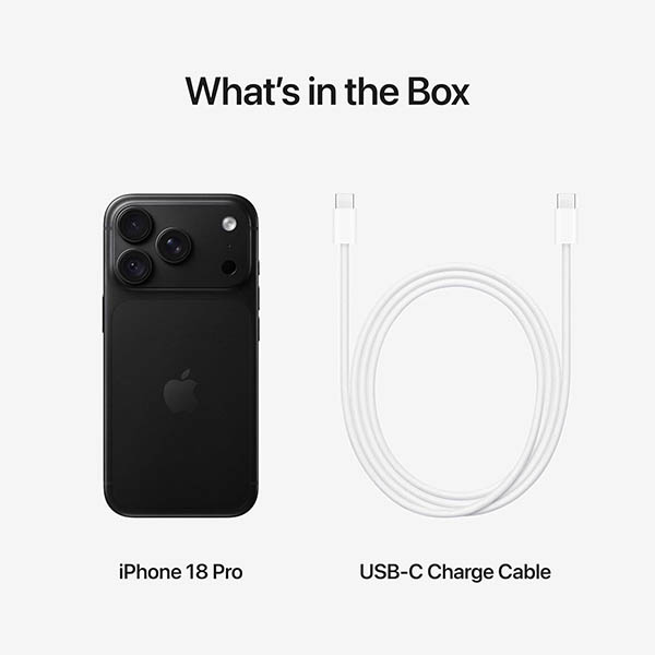 Buy Apple iPhone 18 Pro 256GB MJRP4HN/A Black Mobile Phone Online - Vasanth and Co