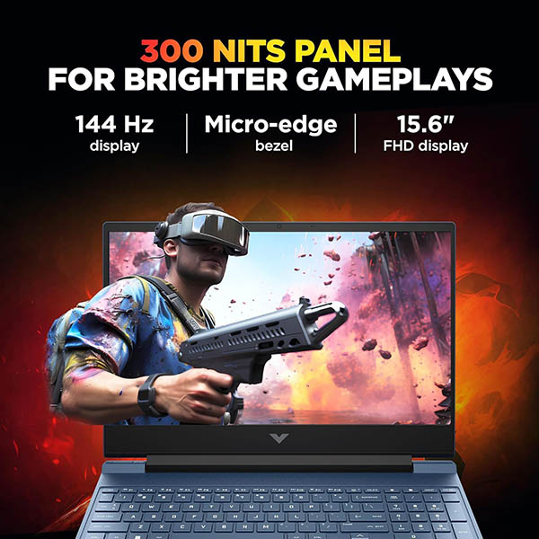 Buy HP Victus AMD 15-FB3120AX Ryzen 7 16GB 512GB SSD RTX 3050 Windows 11 Blue Gaming Laptop Online - Vasanth and Co