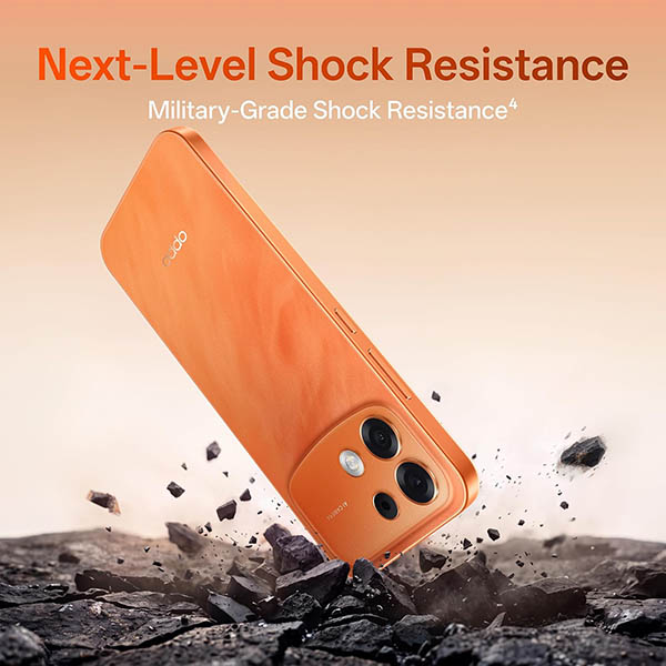 Buy Oppo F35 Pro 5G 8 GB RAM 256 GB Sunrise Orange Mobile Phone - Vasanth and Co