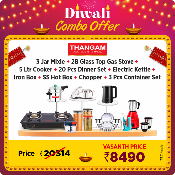 Buy Thangam GT Prime 2 Burner Gas Stove - Vasanth and Co